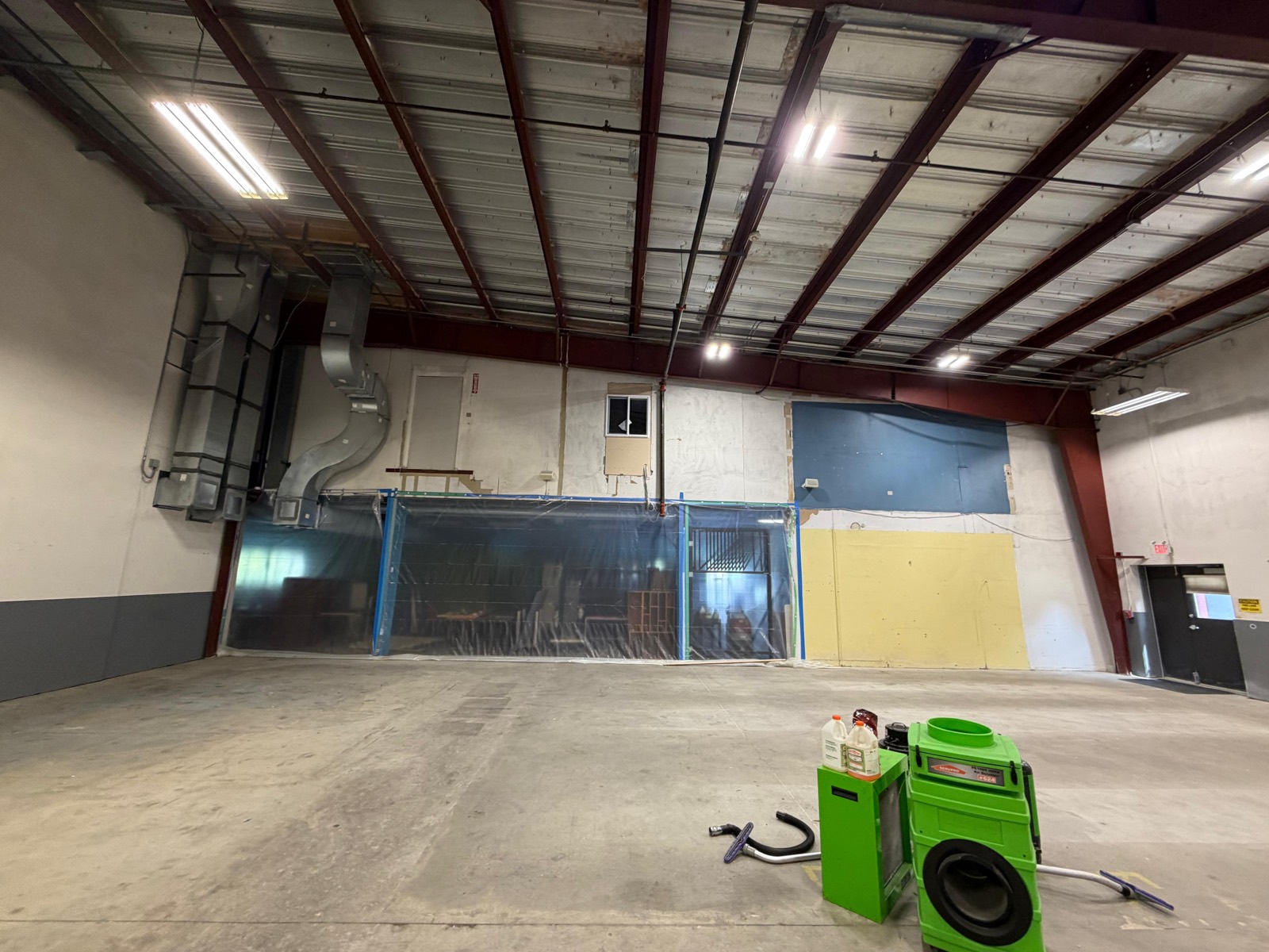 Deep clean and air scrubbing